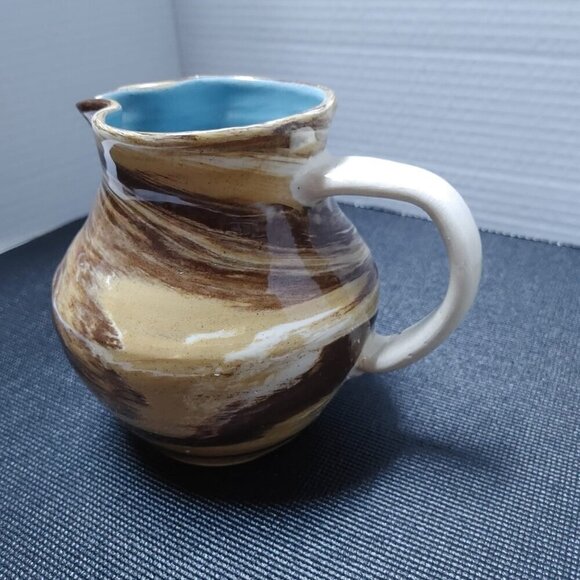 5/$100 Vintage Art Studio Pottery Jug Estate Glazed Handmade - Picture 7 of 7